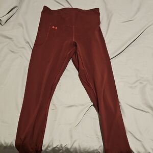 Under Armour Womens' Burgundy Leggings